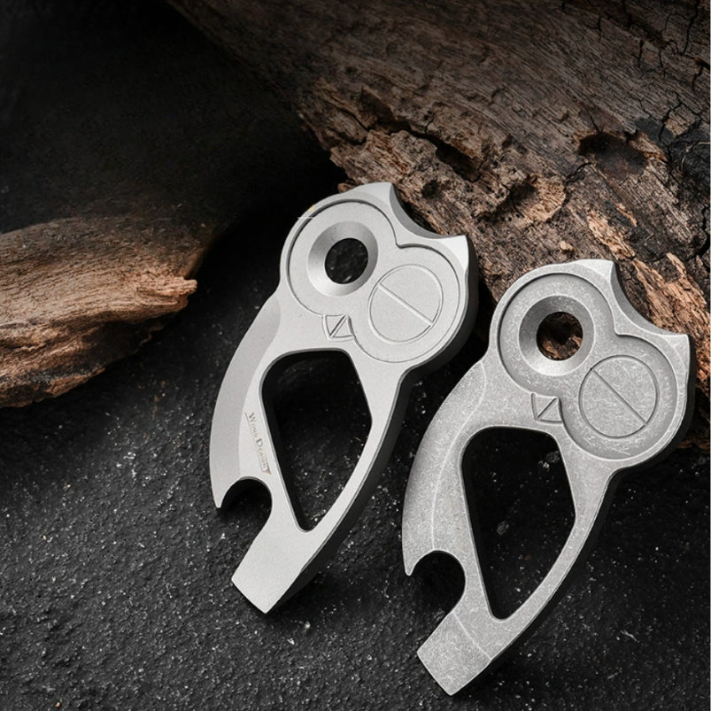 OwlPry Multi-Tool Bottle Opener Crowbar Pendant EDC