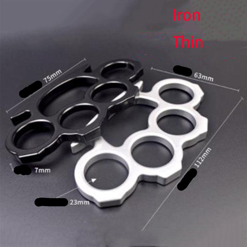 Classic-Iron Knuckle Duster Safety Defense Window Breaker Strumento EDC