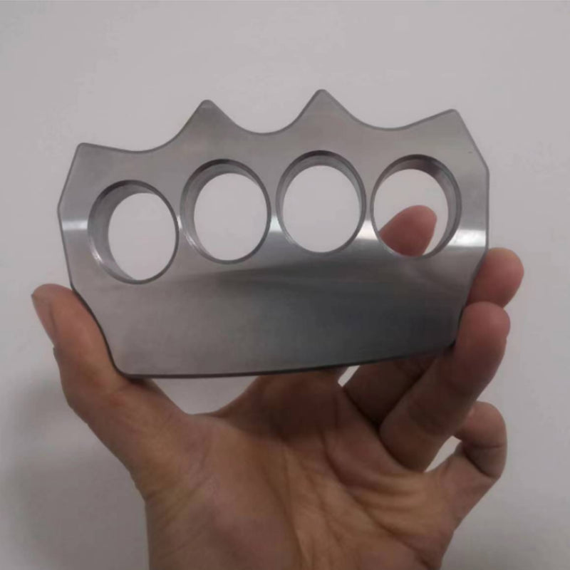 Minimalista-Sólido Aço Puro Knuckle Duster Quatro Dedos Tigre