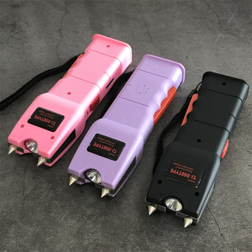 998 Stun Gun Self-defense Anti-robbery Electric Baton EDC