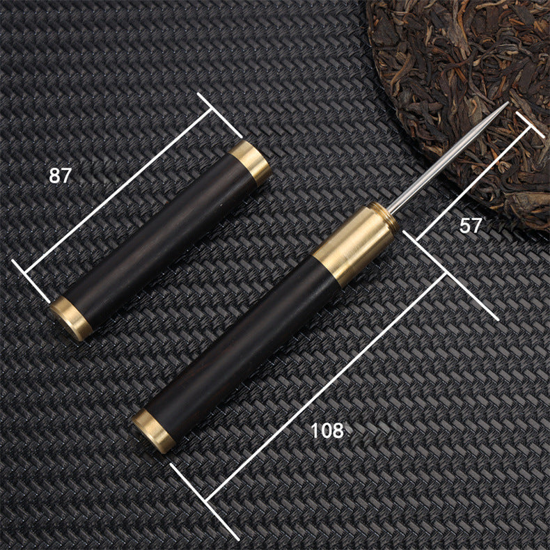 Blackwood Brass Stainless Steel Awl Tea Needle Tea Knife Self-Defense EDC
