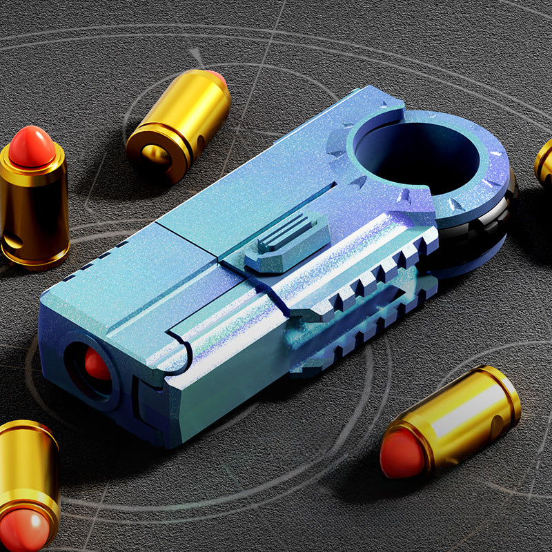 Finger Ring Double Soft Bullet Gun Simulation Can Throw Shell Toy Gun