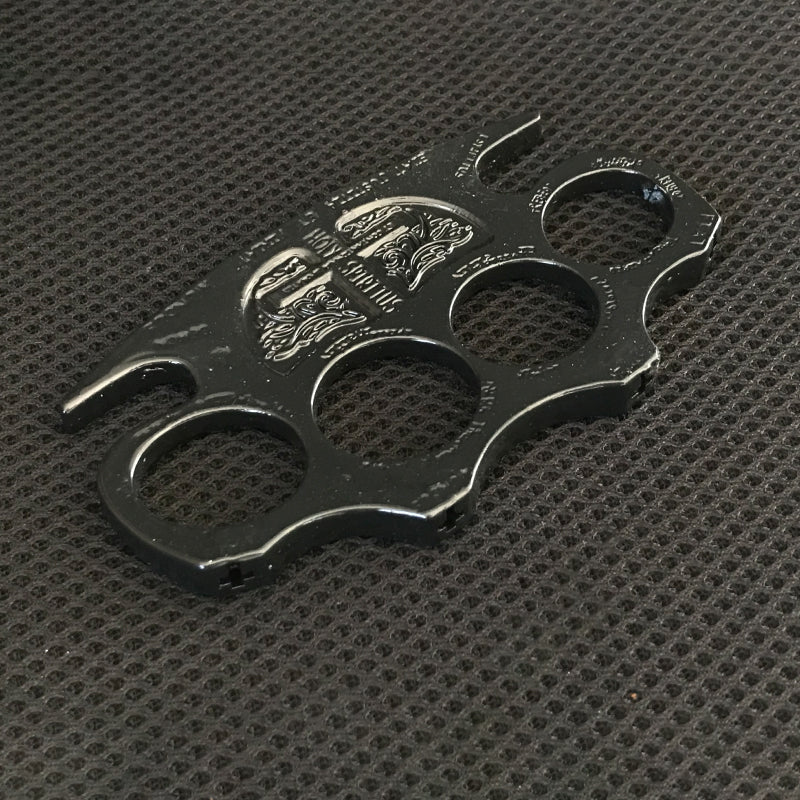 Warrior-Thickened Hard Brass Knuckle Duster Boxing Defense EDC