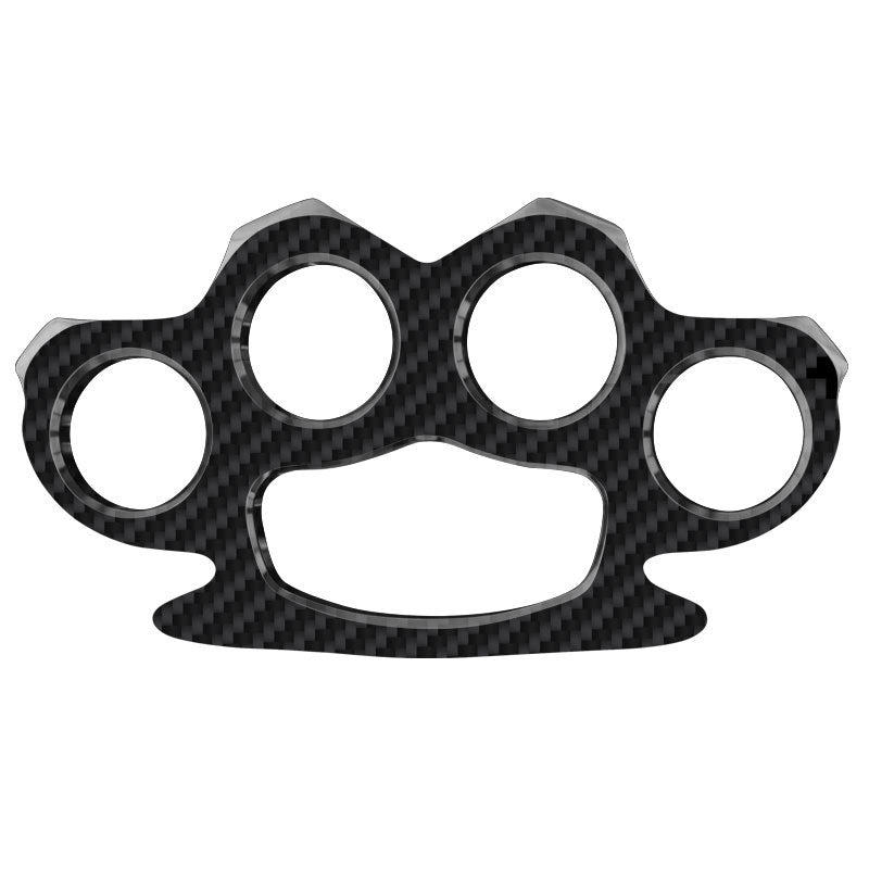 Knuckle Duster de fibra de carbono rígido multiestilo autodefesa
