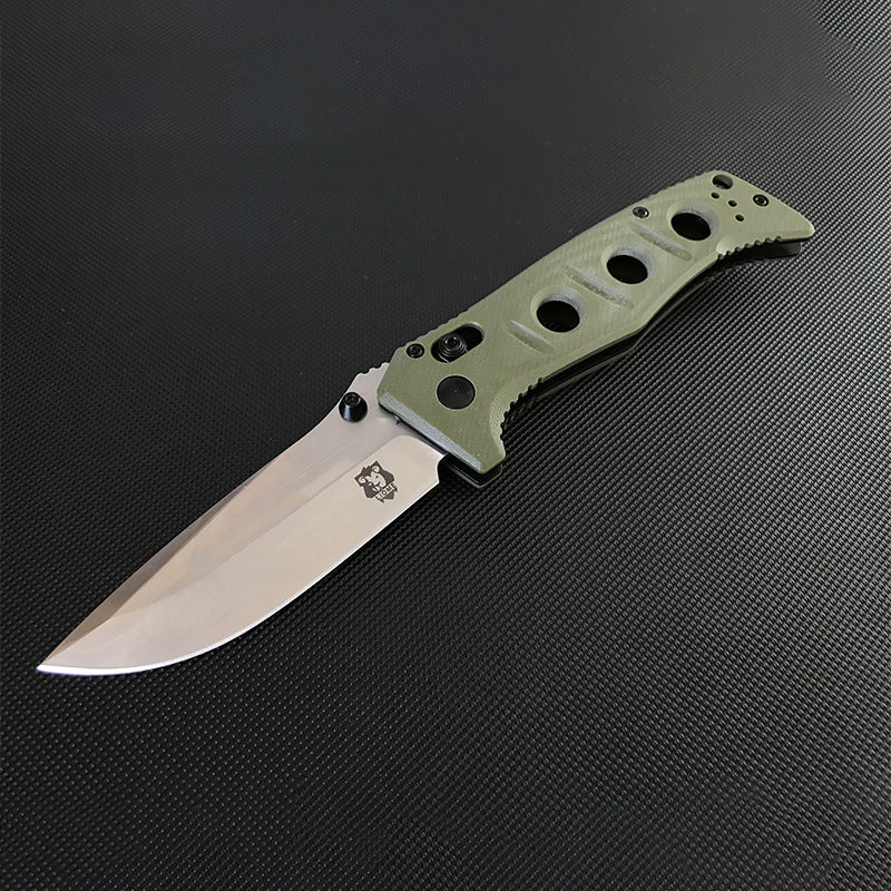 Coltello pieghevole con lama per lavaggio pietre Liome 273 AXIS G10