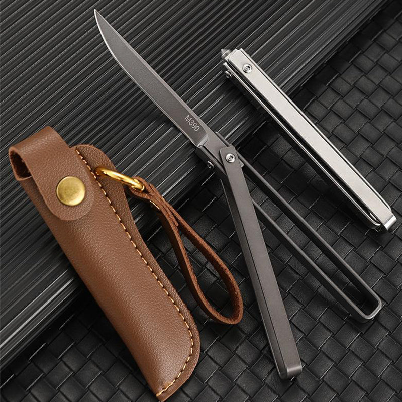 Outdoor Protective Mechanical Handle Folding Knife Mini Knives