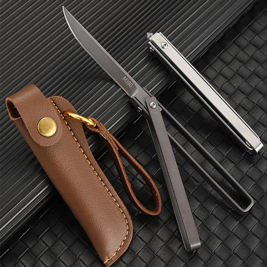 Outdoor Protective Mechanical Handle Folding Knife Mini Knives