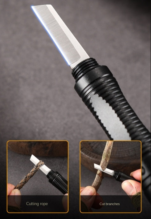 Coltelli tascabili tattici multifunzionali con illuminazione a LED EDC