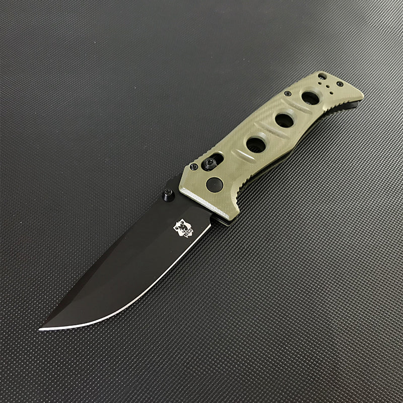 Coltello pieghevole con lama per lavaggio pietre Liome 273 AXIS G10