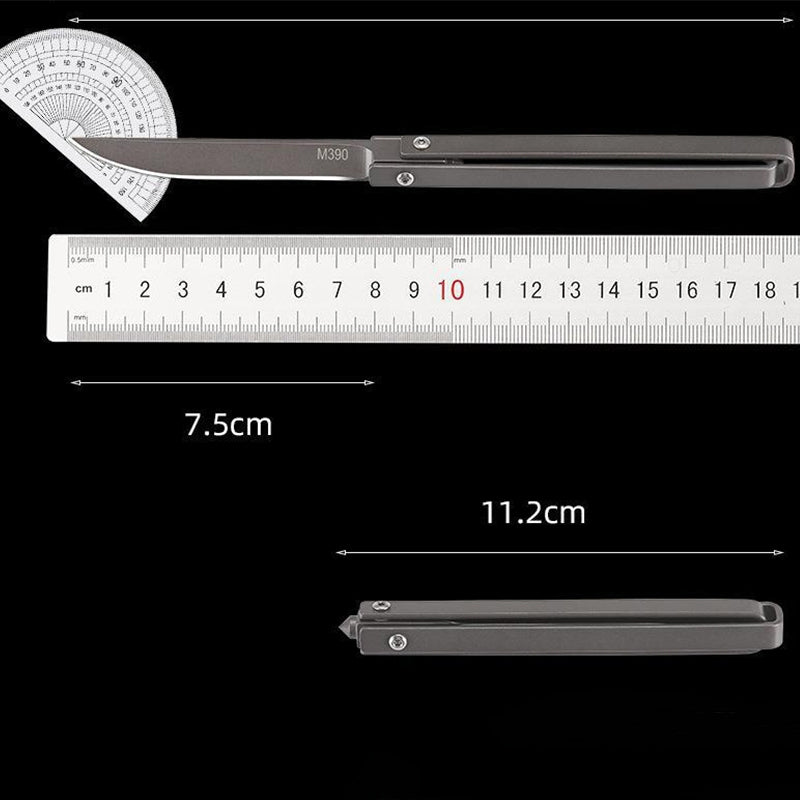 Outdoor Protective Mechanical Handle Folding Knife Mini Knives