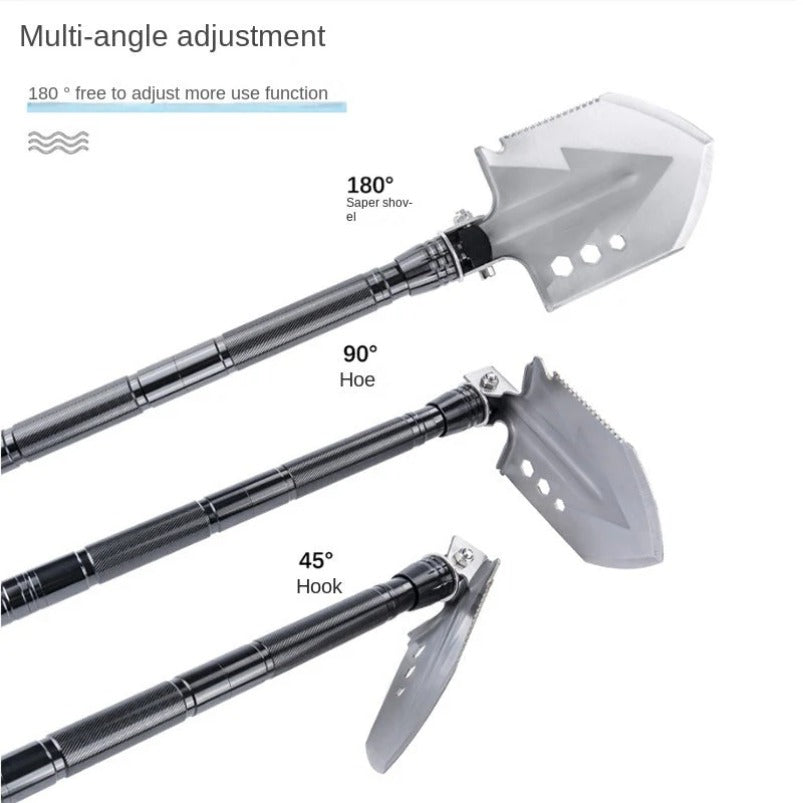 Multifunctional Toolbox Outdoor Shovel Axe Removable Knife