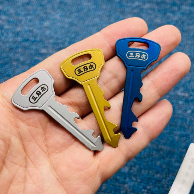 Mini Keychain Pendant Screwdriver Wrench Bottle Opener