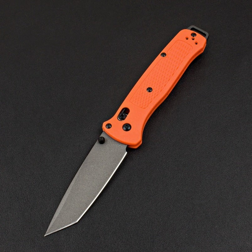 BM537GY Orange Fiberglass Handle Knife