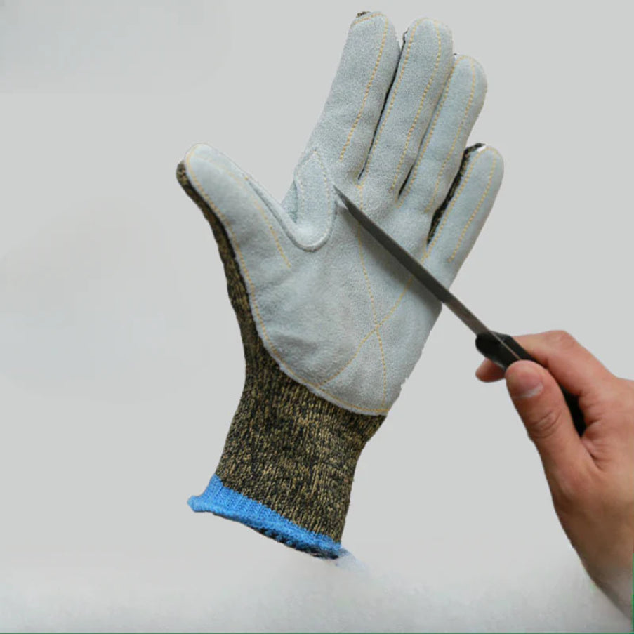 Thick Camouflage Protective Work Gloves Safety and Durability