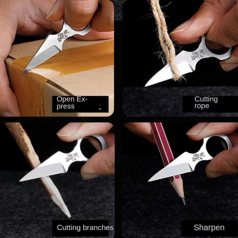 Mechanical Mini Knife Keychain Safety-defend EDC Tool