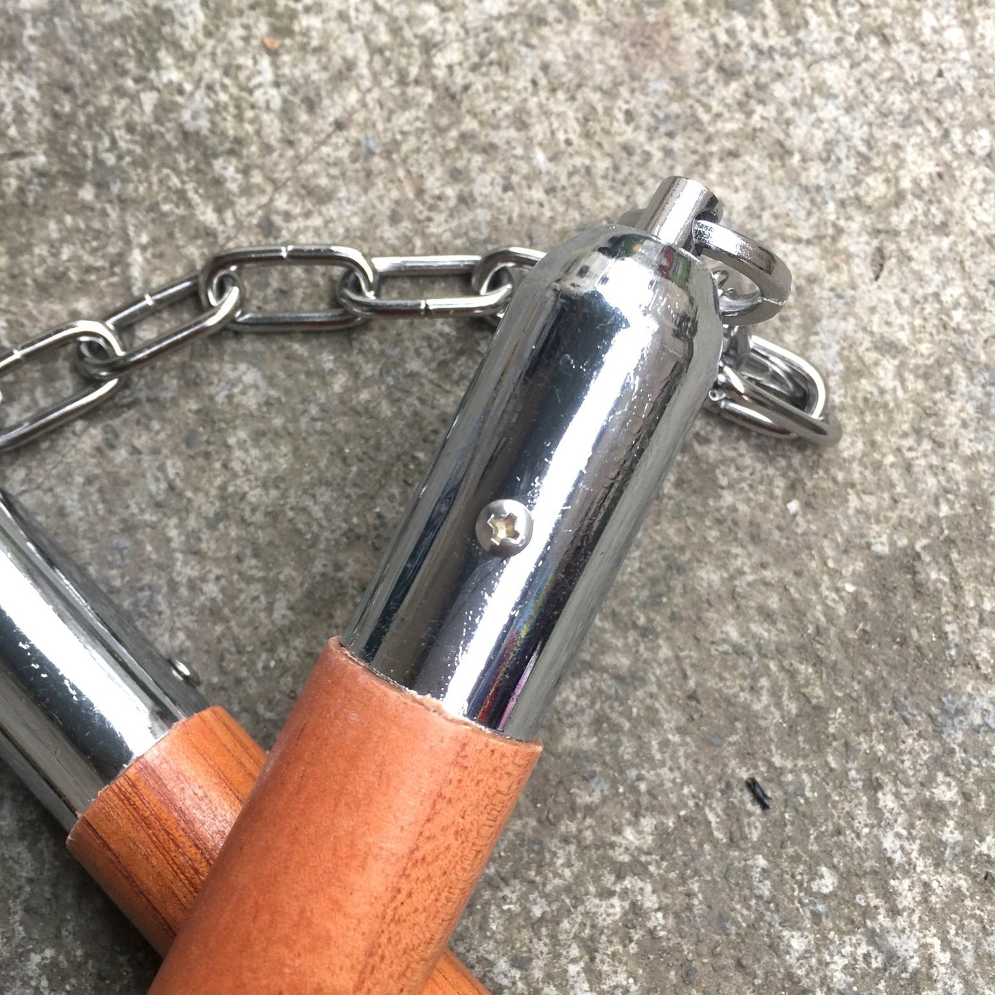 Nunchaku Manico in legno Arti marziali Pratica Difesa EDC Strumenti