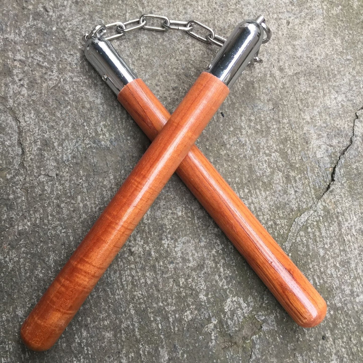 Nunchaku Manico in legno Arti marziali Pratica Difesa EDC Strumenti