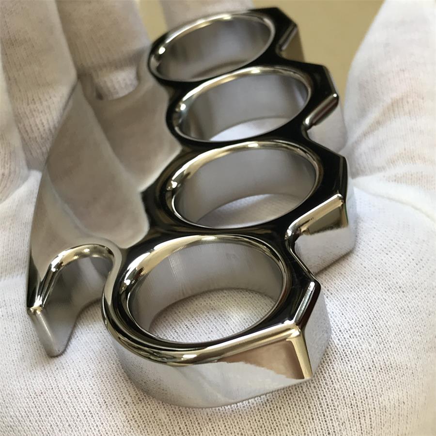 High Quality Fashion Classic Mirror Steel Knuckle Duster Self Defense EDC