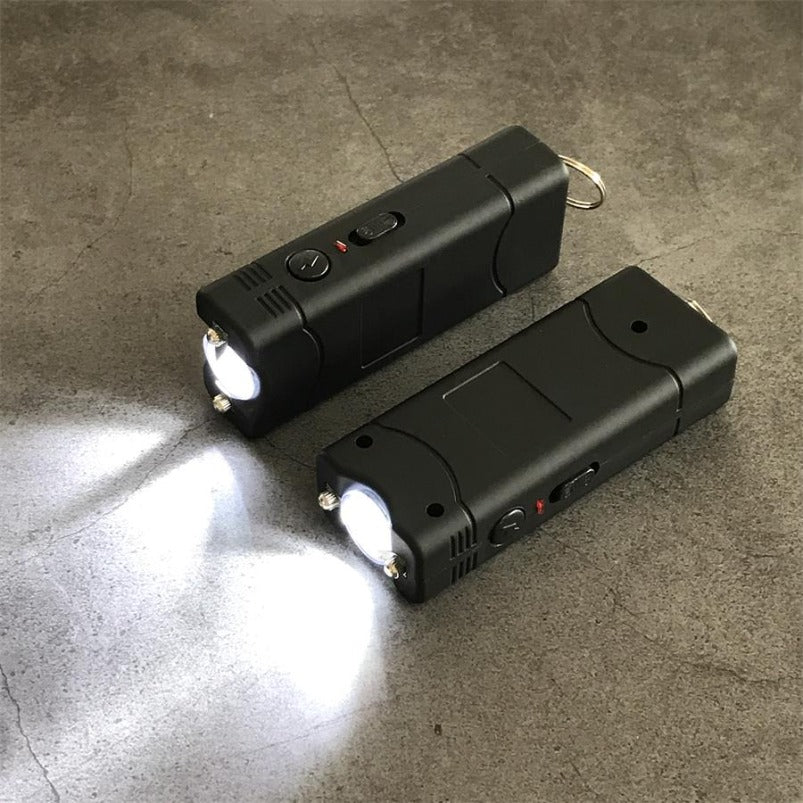 801C Stun Gun Portable Multifunctional Defense Flashlight EDC