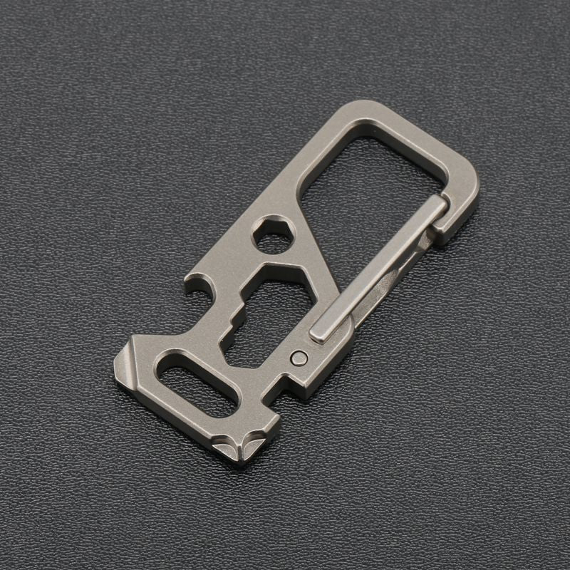 Titanium Hex Wrench Bottle Opener Keychain Multi Tool