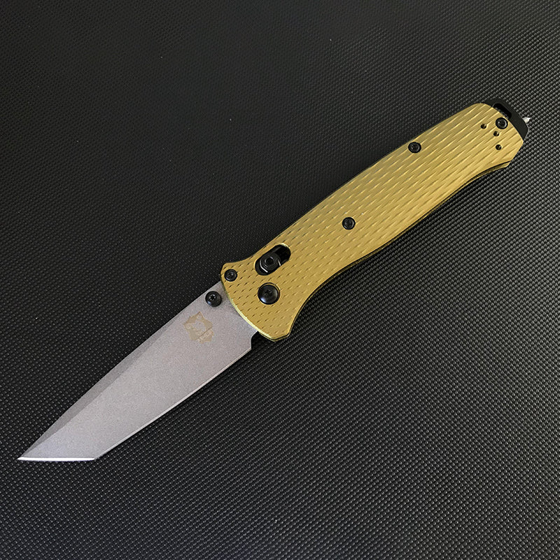 Coltello pieghevole Liome 537 Axis con impugnatura in alluminio Saber