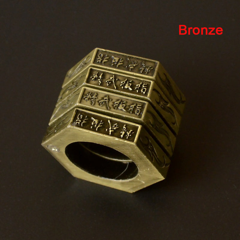 Lord Rings-Folding Mão Fivela Chave Dedo Punho Fivela