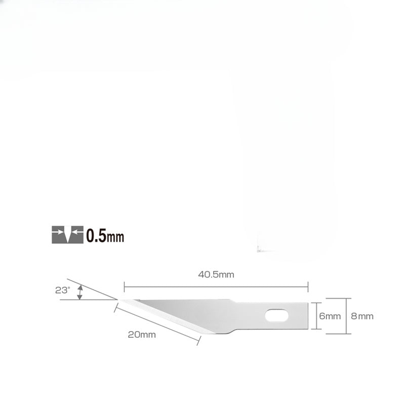 Keychain Mini Spare Blade Olfa Blade KB4-S/5 Replaceable Blade