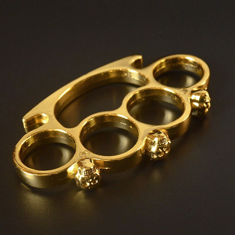 Exorcism-brass Knuckle Duster Skull Style Self Defense EDC Tool