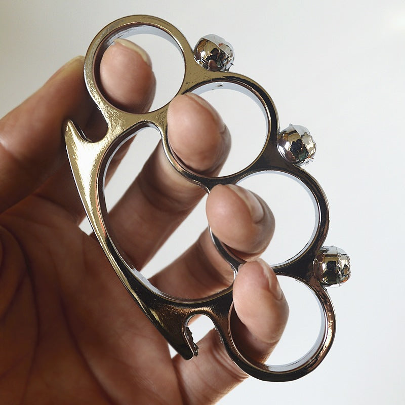 Exorcism-brass Knuckle Duster Skull Style Self Defense EDC Tool