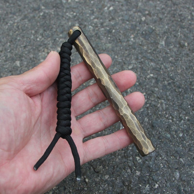Black Myth - Retro Brass Self-defense Stick Artwork EDC Tool