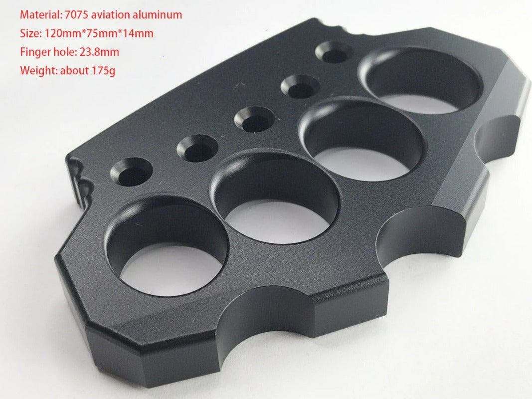 Jack 2- Brass Knuckle Duster Self Defense Protective Gear EDC