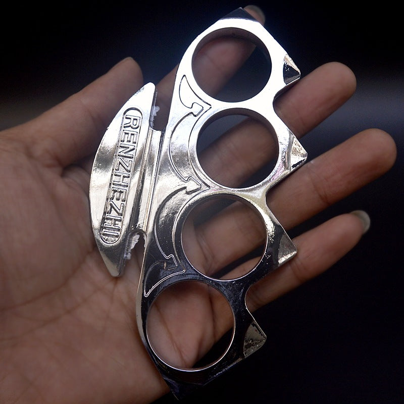 Ninja-brass Knuckle Duster Grapple Boxe Fivela Autodefesa