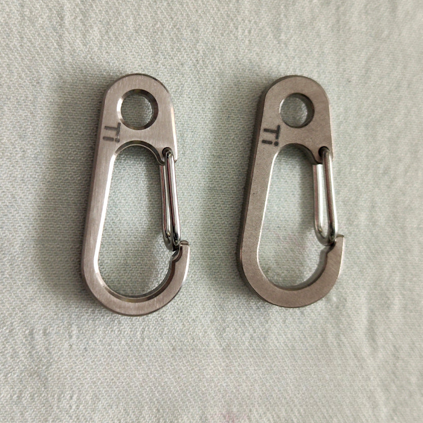 TC4 Spring Carabiner Keychain Multi Tool EDC