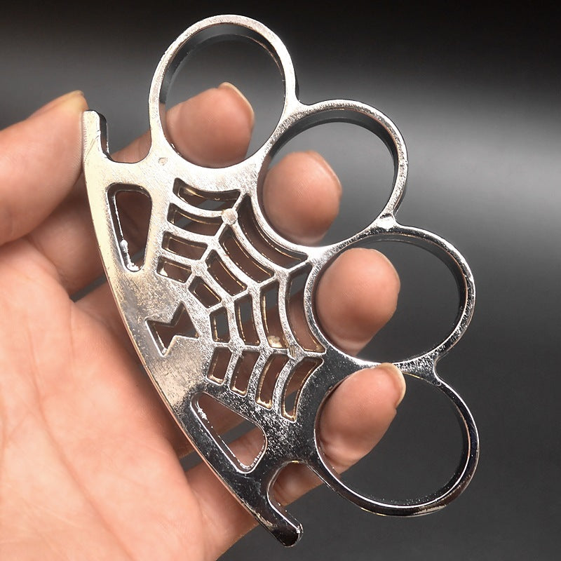 Cobweb-brass knuckle duster Training Self-defense Broken Window