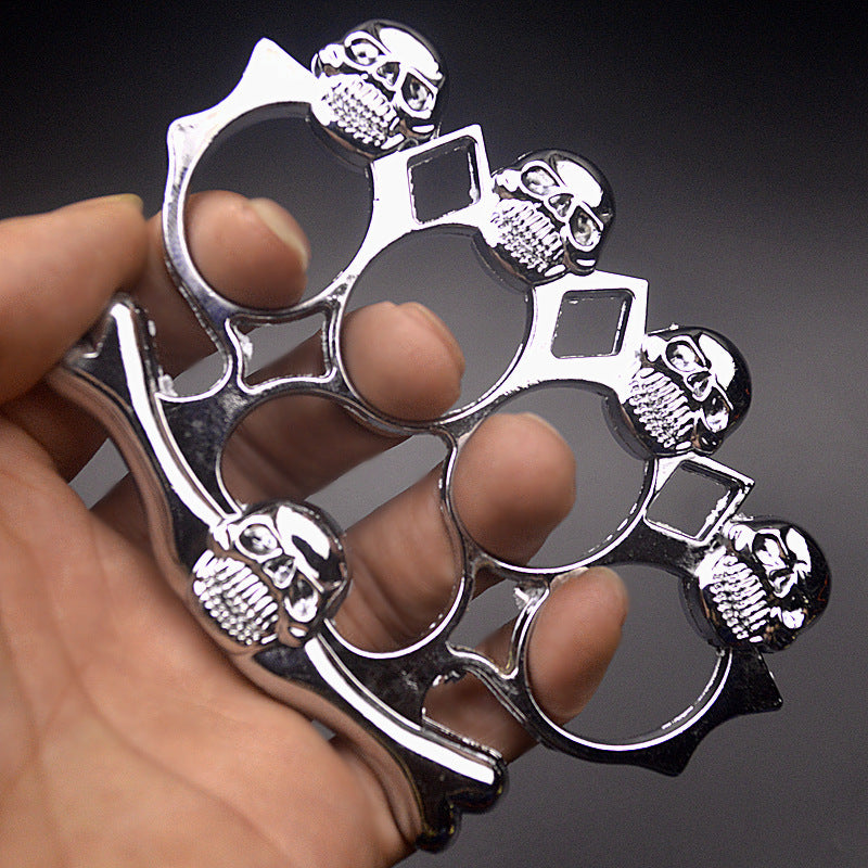 Demon Cliff - Anel de quatro dedos Brass Knuckle Duster EDC