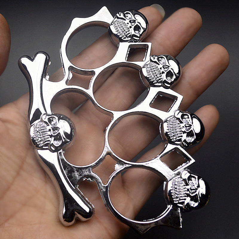 Demon Cliff - Anel de quatro dedos Brass Knuckle Duster EDC