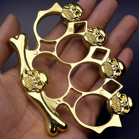 Demon Cliff - Anel de quatro dedos Brass Knuckle Duster EDC