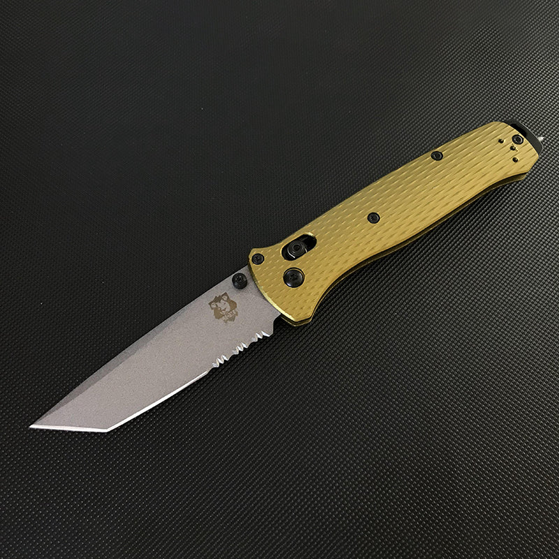 Coltello pieghevole Liome 537 Axis con impugnatura in alluminio Saber