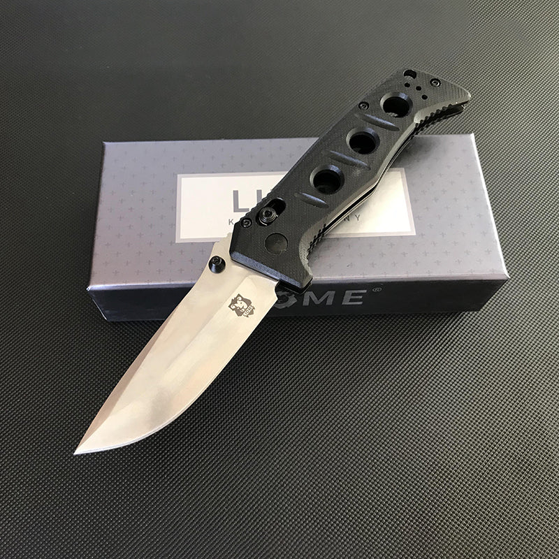 Coltello pieghevole con lama per lavaggio pietre Liome 273 AXIS G10