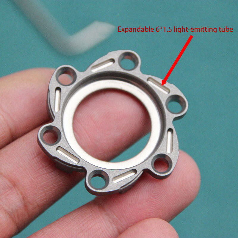 Decompress Toys armatura meccanica in acciaio inossidabile giroscopio per le dita