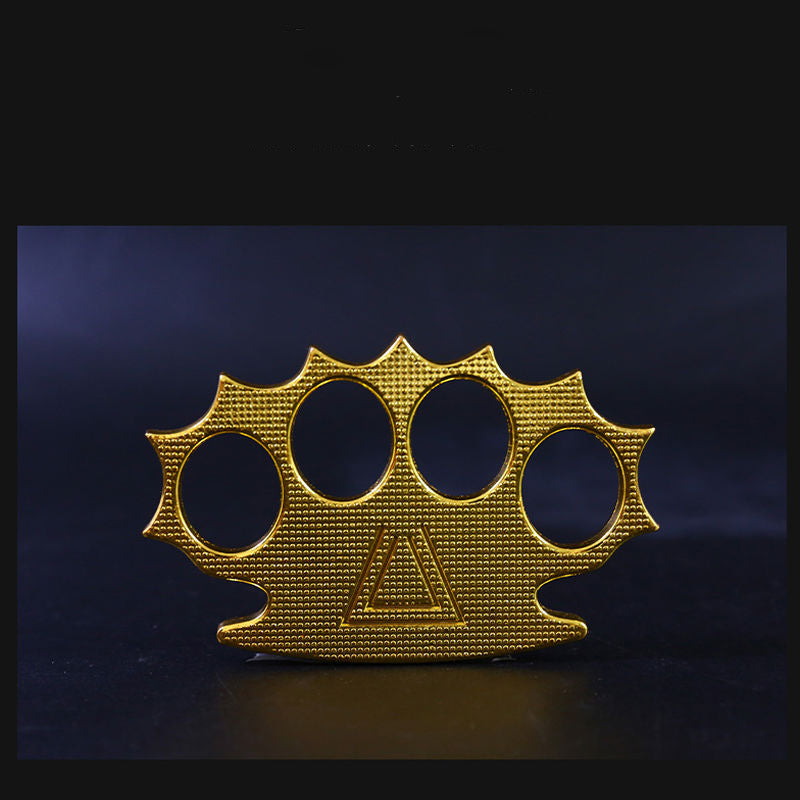 Hedgehog- Brass Knuckle Duster Finger Spiked Self Defense