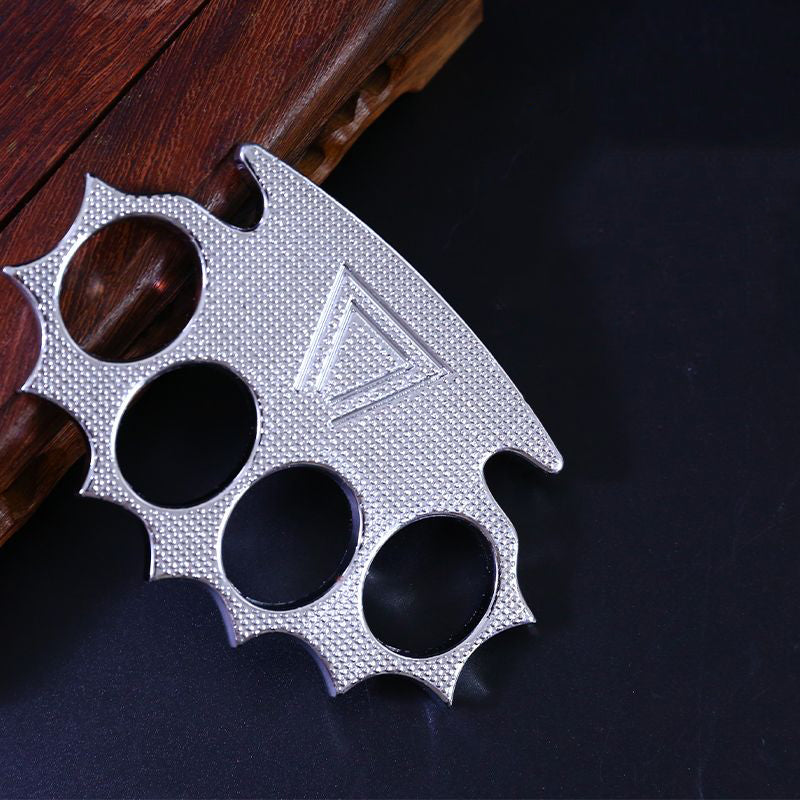 Hedgehog- Brass Knuckle Duster Finger Spiked Self Defense