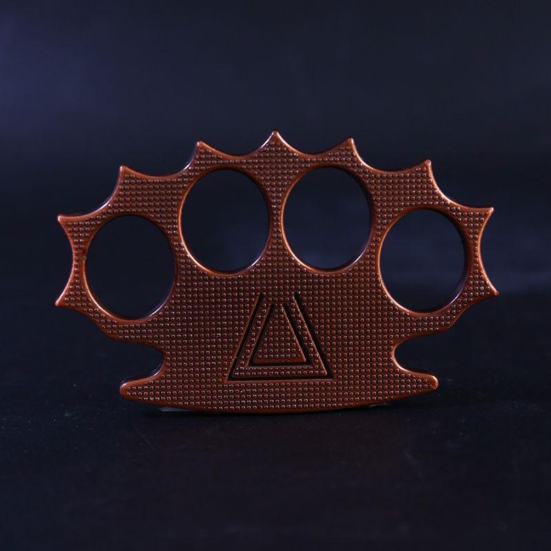 Hedgehog- Brass Knuckle Duster Finger Spiked Self Defense