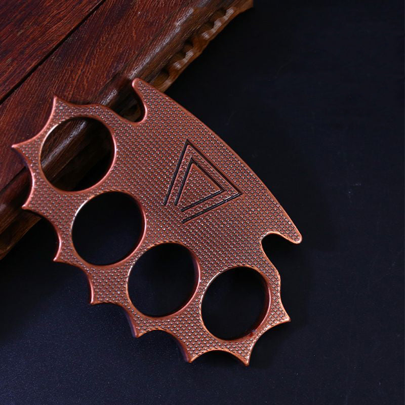 Hedgehog- Brass Knuckle Duster Finger Spiked Self Defense