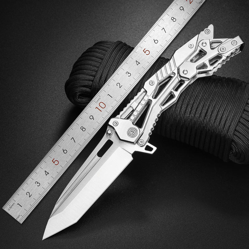 Robotic Arm Folding Knife High Hardness Sharp Fruit Knife EDC