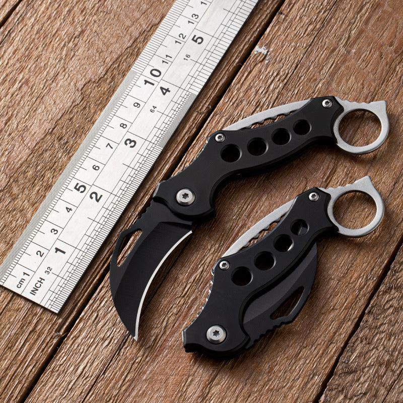 With Holes Portable Outdoor Claw Knife Folding Knives EDC Tool
