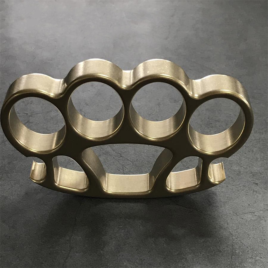 High Quality Stonewashed Brass Knuckle Duster Bottle Opener EDC