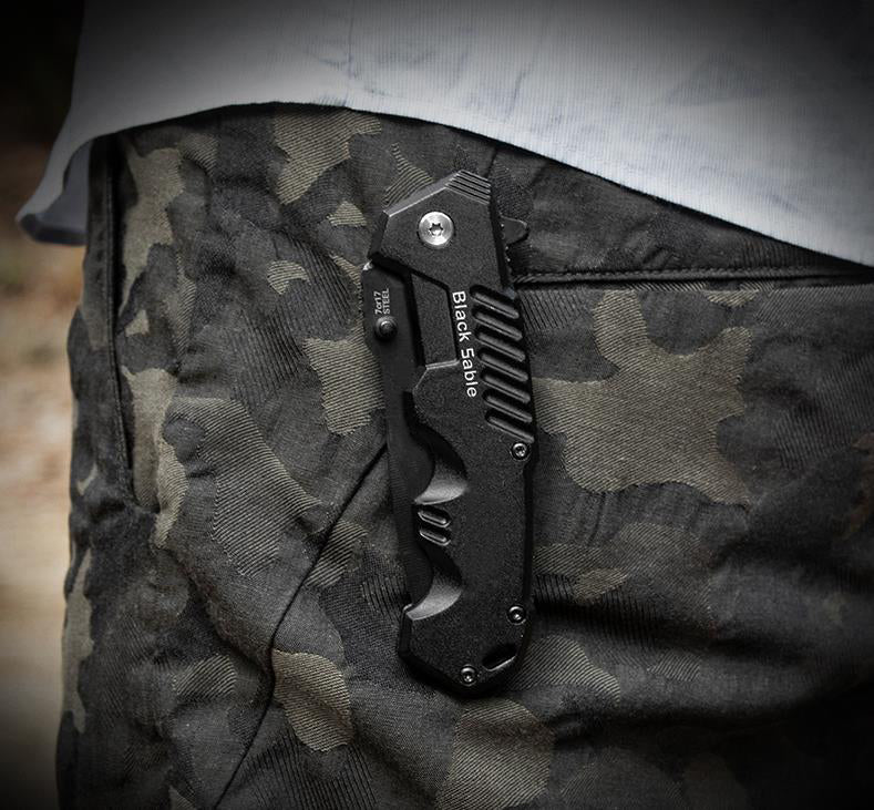 Militarily Portable Folding Knife Tactics Pocket Knives