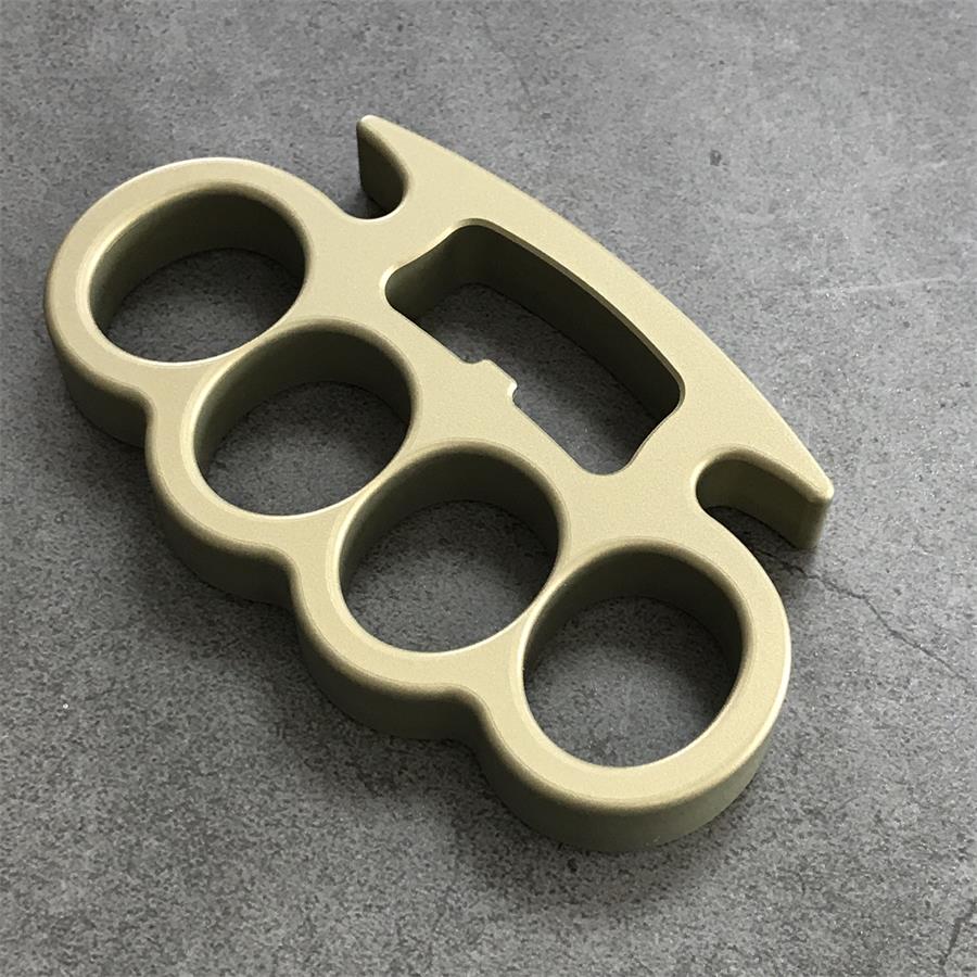Aluminum Knuckle Duster Self Defense Bottle Opener EDC