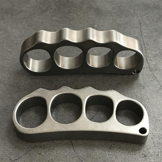 High Quality Medium Solid Titanium Pea Knuckle Duster EDC